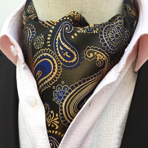 Men paisley scarves cravat - men's,