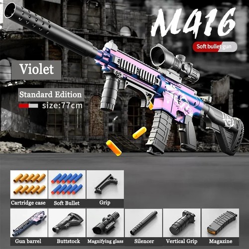 M416 toy gun shell ejecting - toy,