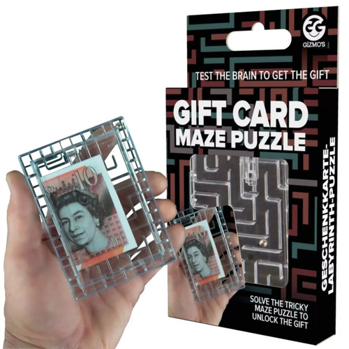 Gift card maze puzzle novelty - puzzle,