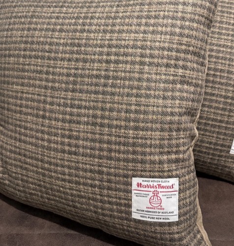 Pair harris tweed filled - harris,