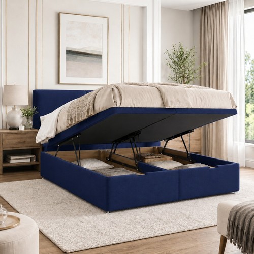 Ottoman storage bed plush - storage,