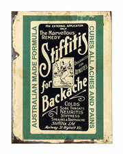 Vintage Stiffitis Remedy Metal