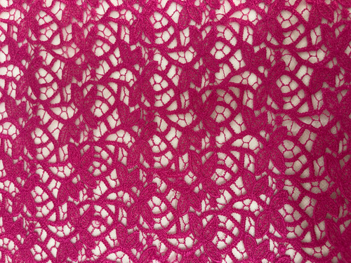 Floral corded lace fabric - floral,