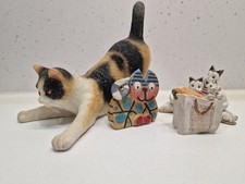 Vintage Cat Figure Bundle X5