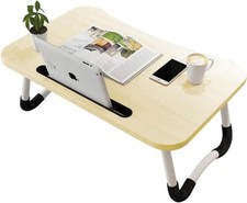Foldable Laptop Bed Table - Portable Breakfast Lap Tray