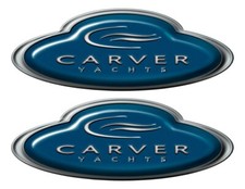 Carver boat oval sticker - carver,