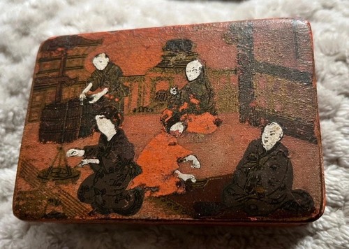 Antique japanese meiji - japanese, lacquer