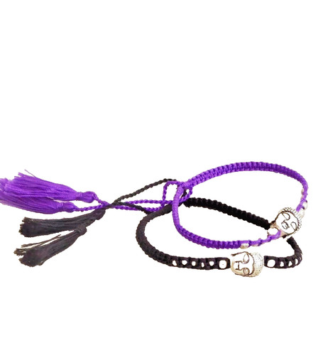 Tibetan buddha woven - woven, amulet