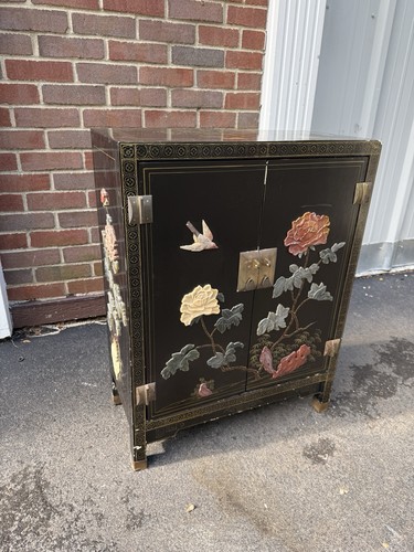 Vintage chinese black lacquer - chinese,