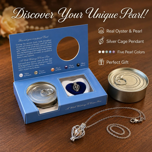 Wish pearl necklace kit - wish, lotus