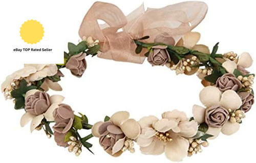 Flower crown headband - crown,flower,