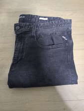 Replay Anbass Black Mens Jeans 34 Waist 30 Leg Stretch