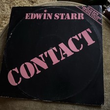 Edwin Starr - Contact 12"SINGLE Pink Coloured Vinyl 