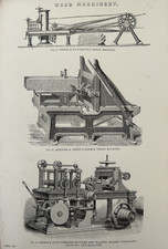 Antique Print c1880s Wood