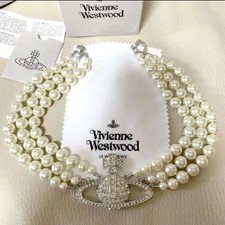 Vivienne Westwood Necklace Triple Pearl Choker