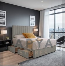 ORTHOPAEDIC DIVAN BED SET WITH MATTRESS AND HEADBOARD 3FT 4FT6 Double 5FT King