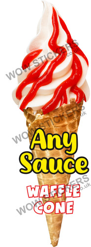 Ice cream van sticker any - ice,
