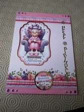 Handmade Hunkydory  Golden Oldies Birthday Card Forever Fabulous