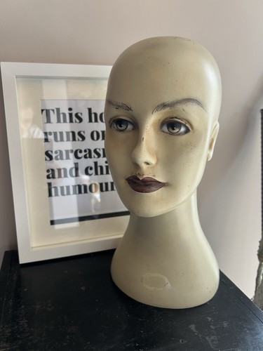 Vintage mannequin head shop - mannequin,