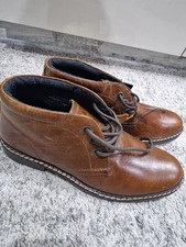 Matalan Brown Real Leather