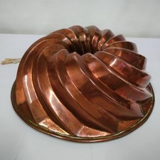 Vintage Large Copper Bundt Tin