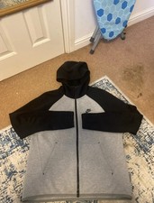 Nike tech fleece hoodie black / grey size medium