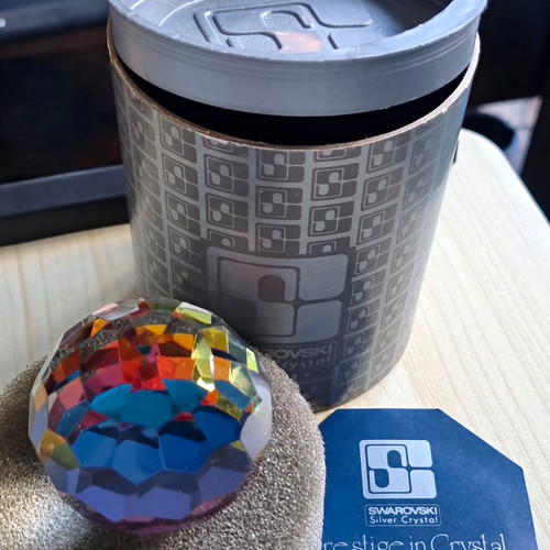 Swarovski paperweight with - paperweight,