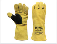 20 X Premium Welders Welding Gardeners Gloves Gauntlets - Reinforced - Lined