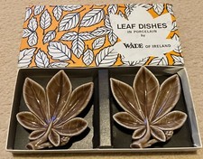 Wade Leaf Dishes - Brown -