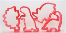 Dinosaur Cookie Cutters Set of Four, Biscuit, Pastry, Fondant Cutters