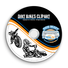 DIRT BIKES-MOTORCYCLE CLIPART