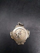 Vintage FH Silver Watch Fob