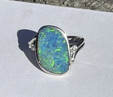 Sterling Silver And Boulder