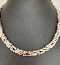 925 Sterling Silver Necklace Heavy Vintage Necklace Link Chain Necklace