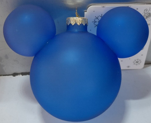 Disney store blue glass - glass, mickey