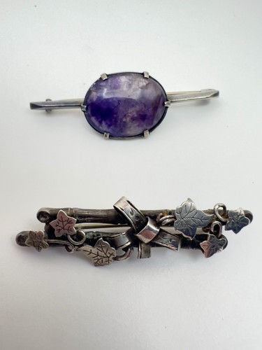 Pair victorian silver bar - pair,