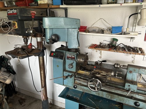 Clarke manual metal - metal, lathe