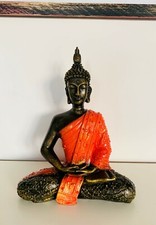 Resin buddha statue with - resin, robe