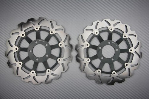 Pair wave floating front brake - pair,