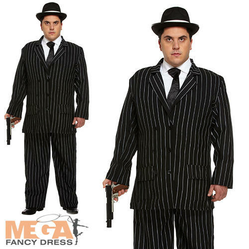 20s pinstripe gangster suit - 20s,