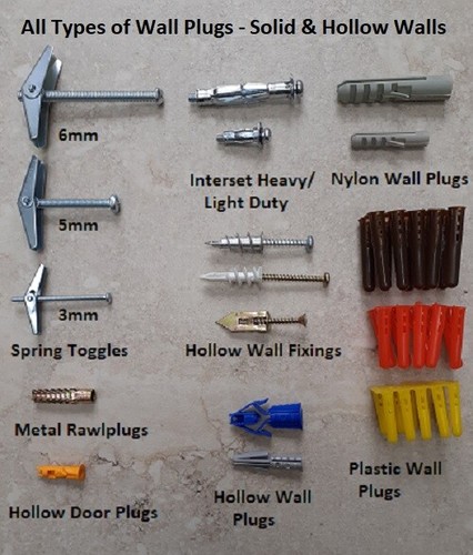 Hollow cavity wall - hollow, fixings