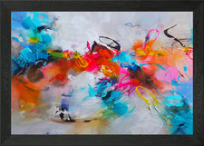 Abstract acrylic print Framed