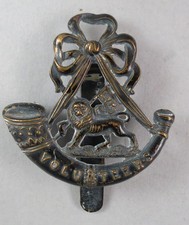 Military Blackened Cap Badge