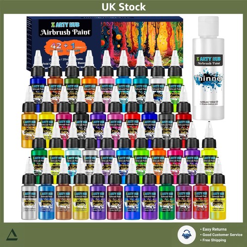 Vibrant airbrush paint set - vibrant,