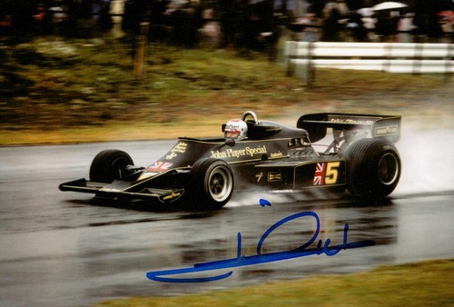 Mario andretti hand signed 6x4 - mario,