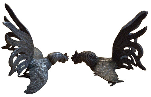 Pair ofvintage metal silver - pair,