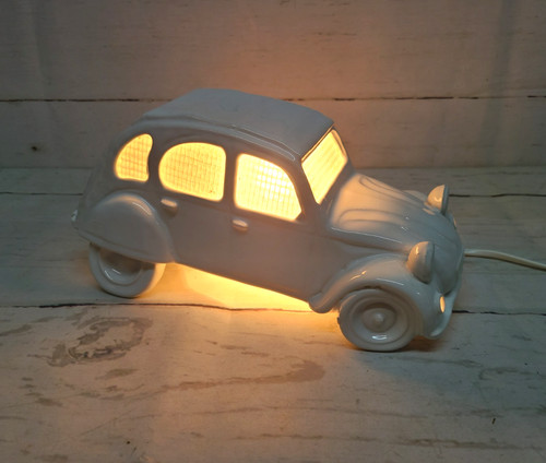 Vintage citroen 2cv car lamp - 2cv,