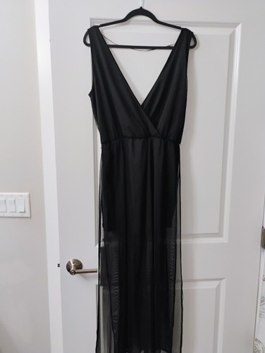 Gothic maxi sheer - gothic, with