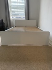 IKEA Wooden Double Bed Frame