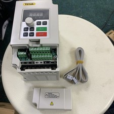 Vevor Variable Frequency Drive AC 220V Input 3KW CNC Converter Inverter 3 Phase